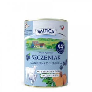 Nourriture humide Baltica agneau au veau 0,4 kg