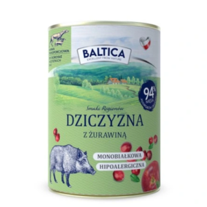 Baltica nourriture humide pour chiens venaison 400g