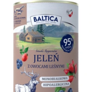 Nourriture humide pour cerf de Baltica aux fruits des bois 0,4 kg