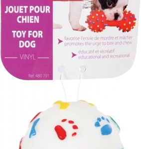 Vinyle Jouet pour chien Boule de printemps 7,5 cm