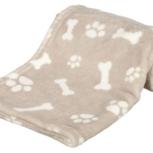 Couverture pour chien et chat (75 x 100 cm). Beige