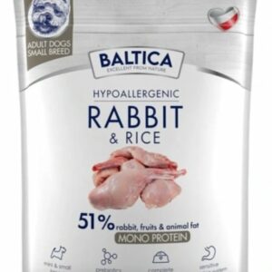 BALTICA Adult Rabbit&Rice RABBIT monoprotéine petites races XS/S 1kg