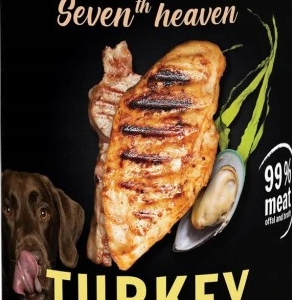 6x Seventh Heaven Dinde et agneau Pack pour animaux de compagnie 400g