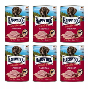 Happy Dog Sardaigne - (100% viande de chèvre) 400g x6