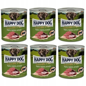 6x Happy Dog Nouvelle-Zélande (Agneau) 800g