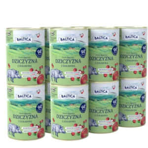 Baltica nourriture humide pour chiens venaison 400g