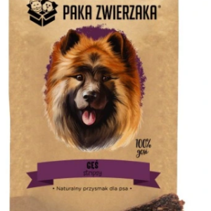 Gâterie pour chien Paka Zwierzaka Lanières Oie70 g